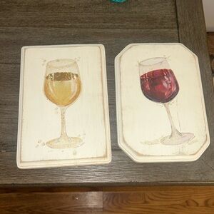 Wine glass signs
